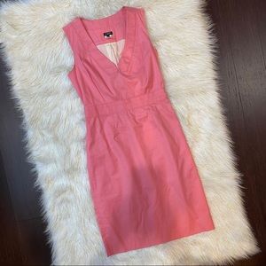 J. Crew Pink Sleeveless Dress, V neck